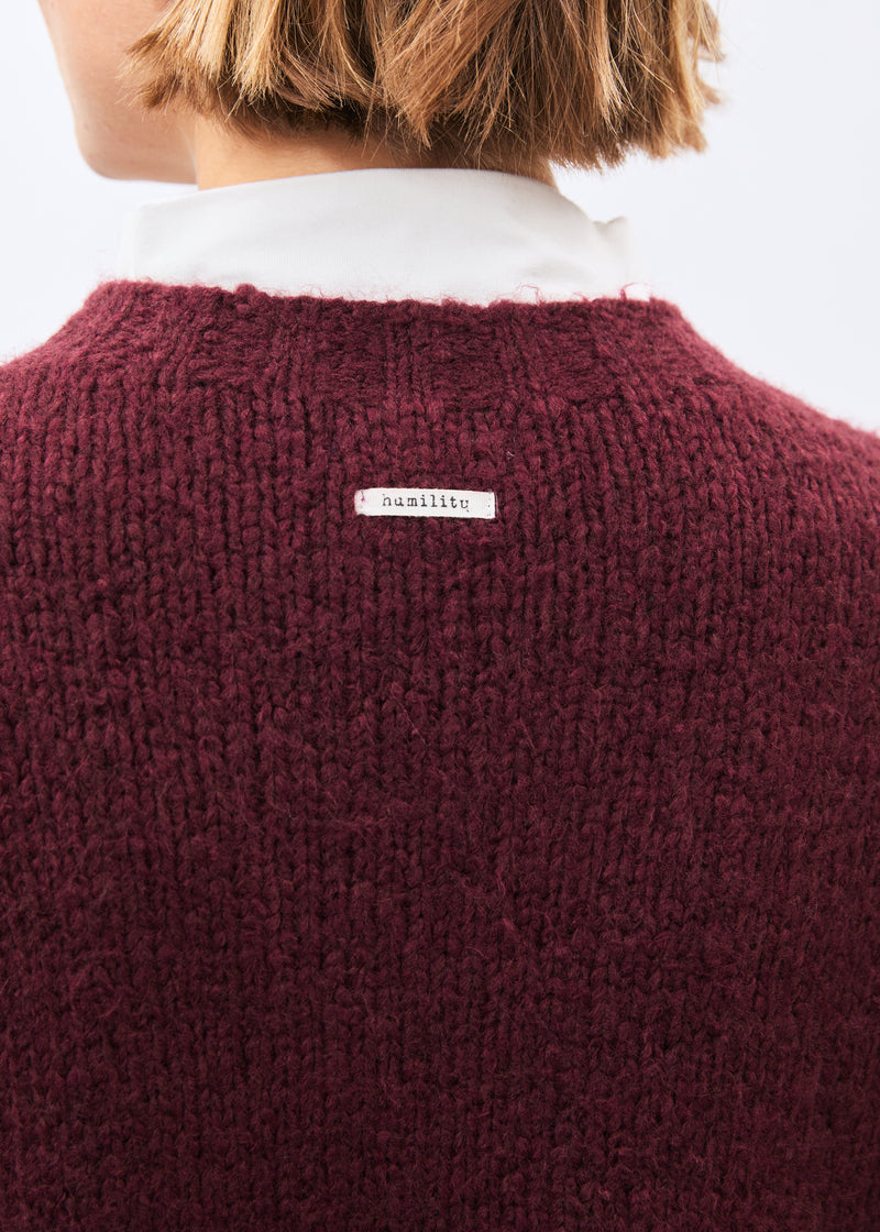 Pull bordeaux - Motus - BORDEAUX#couleur_BORDEAUX