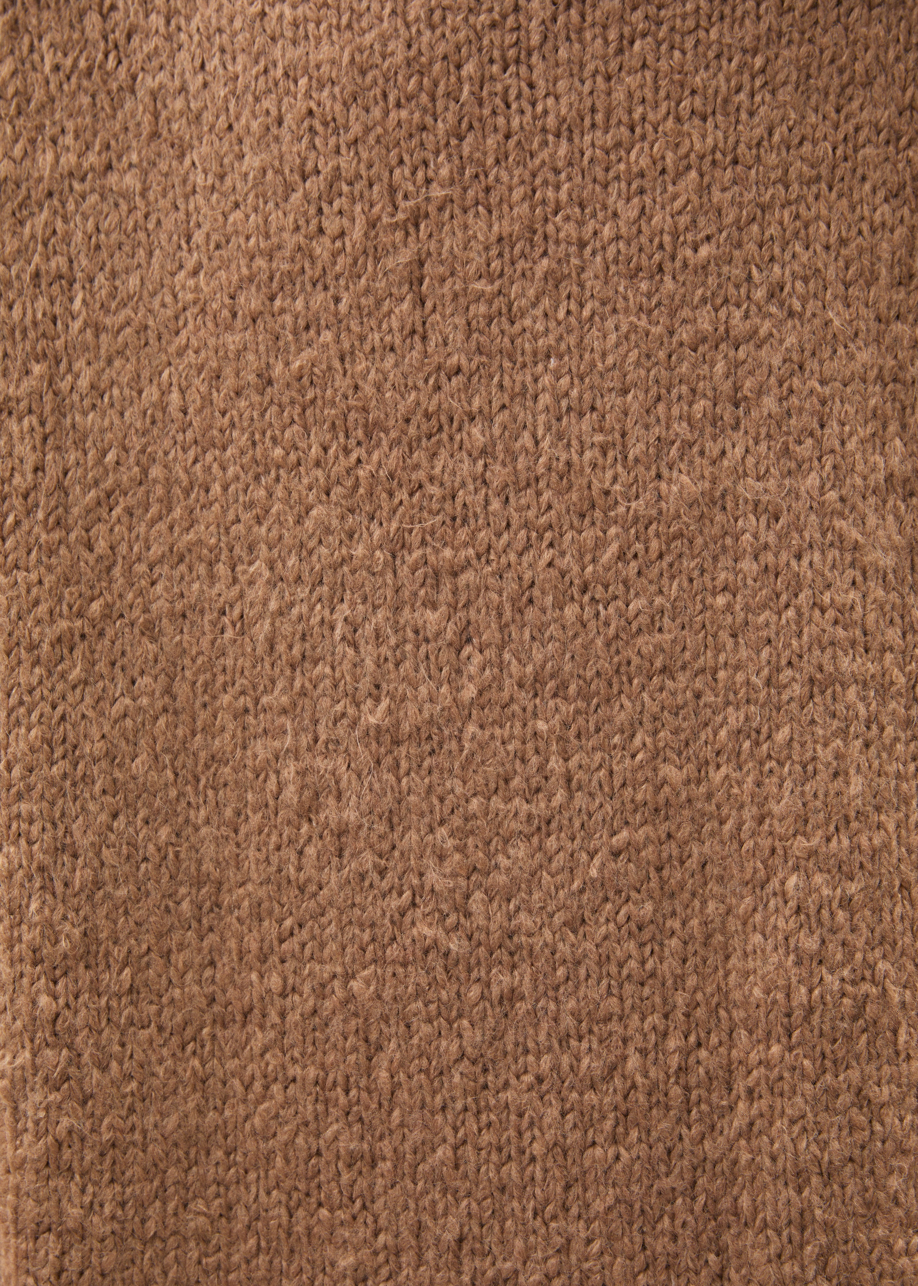 Pull terracotta en maille bouclette col rond - SIENNE#couleur_SIENNE