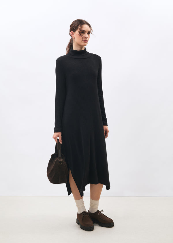 Robe noire - Kansei - NOIR#couleur_NOIR