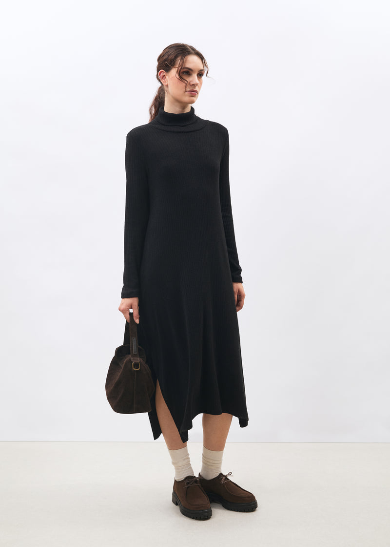 Robe noire - Kansei - NOIR#couleur_NOIR