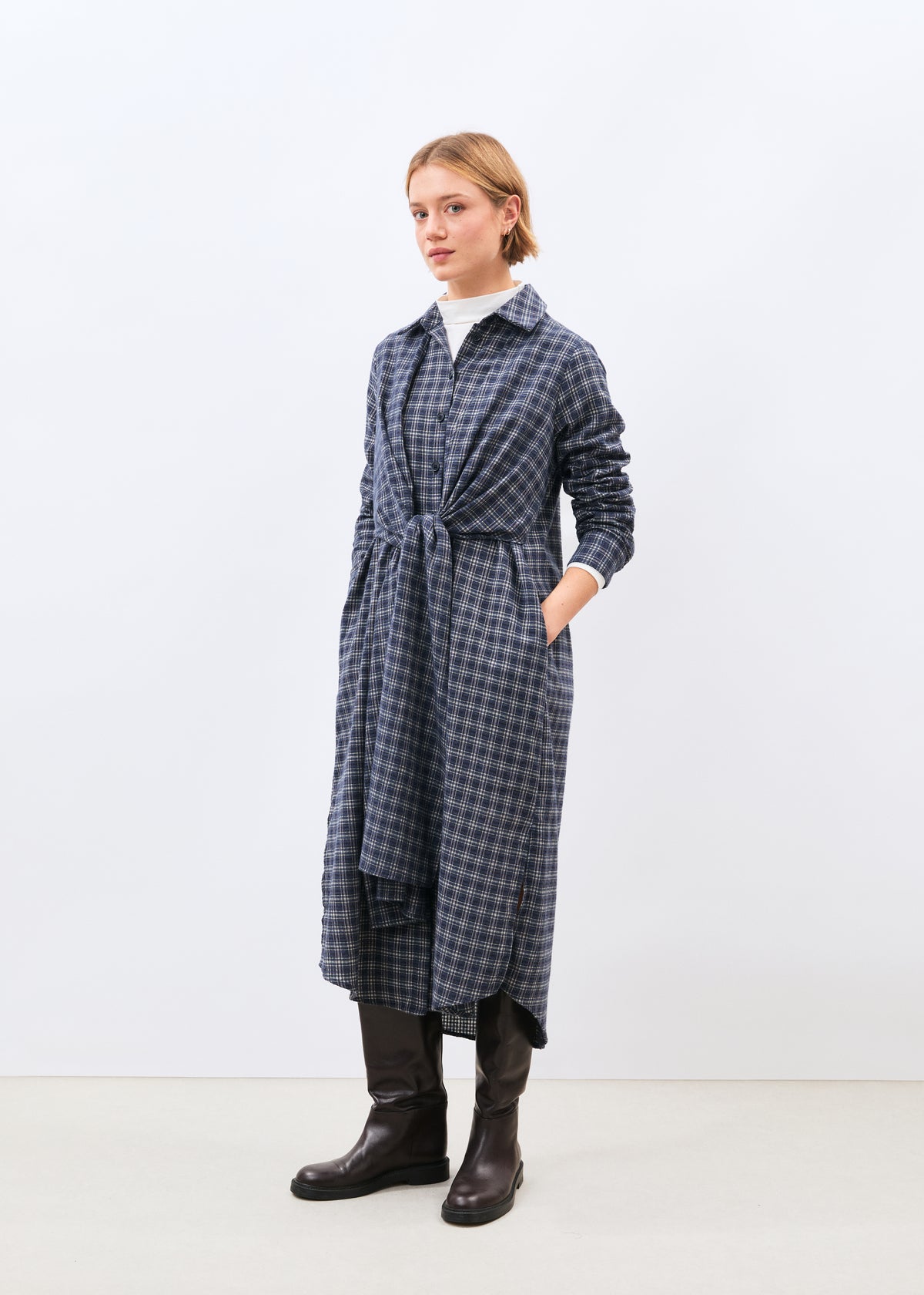 Robe bleu marine - Levikan - MARINE#couleur_MARINE