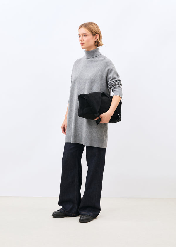 Robe grise - Maelis - GRIS CHINE#couleur_GRIS CHINE