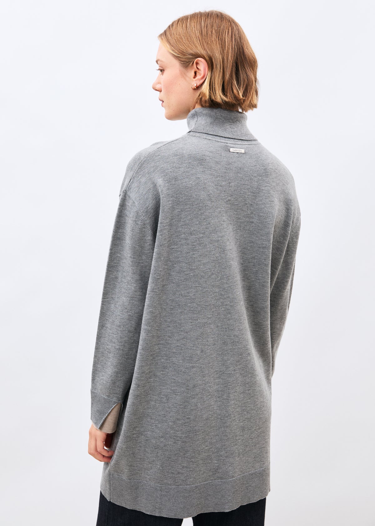 Robe grise - Maelis - GRIS CHINE#couleur_GRIS CHINE