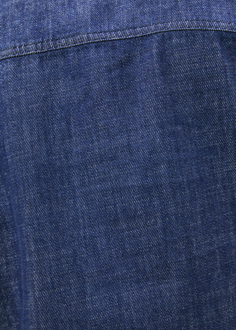 Robe bleue - Mero - BLEU DENIM#couleur_BLEU DENIM