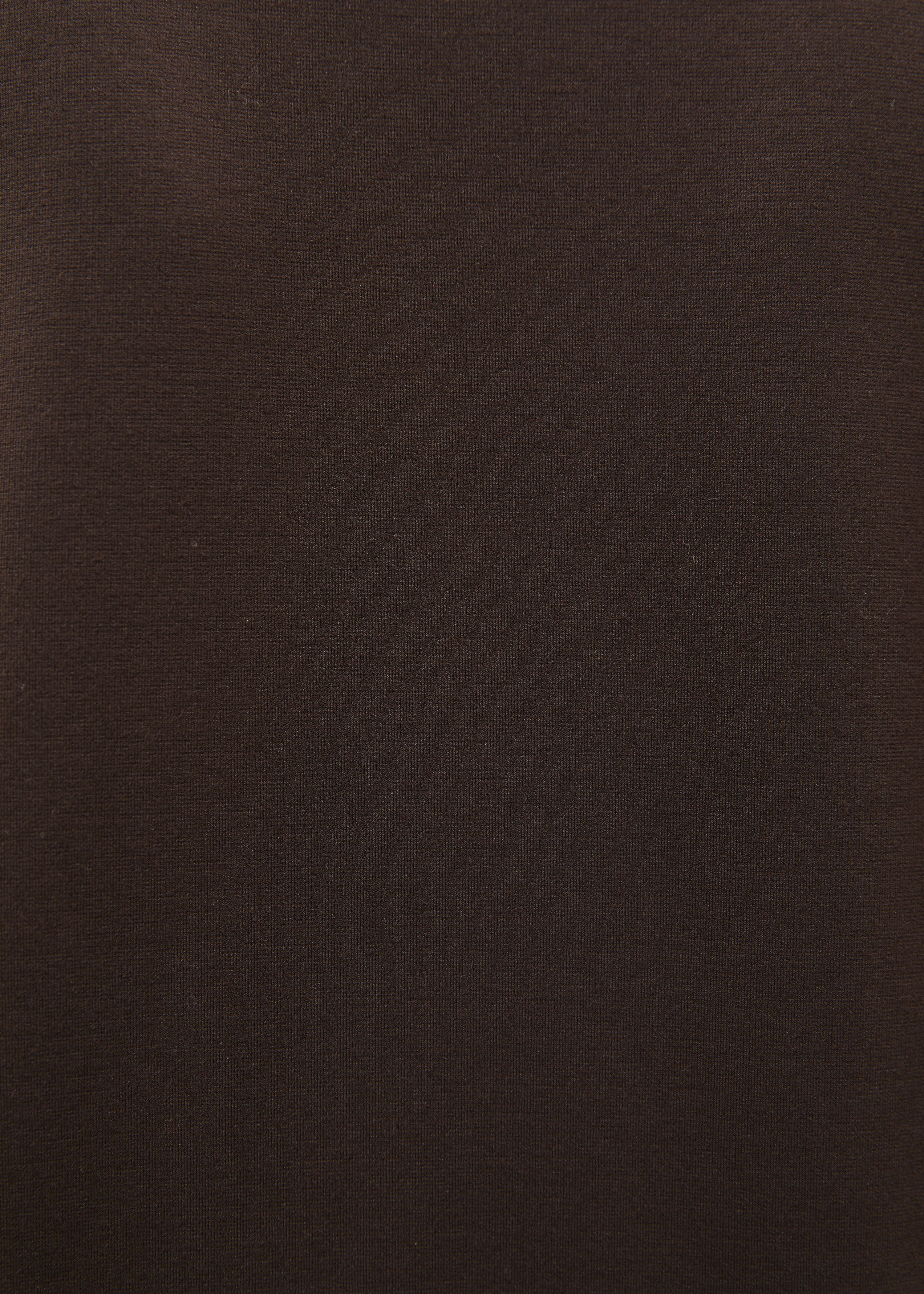 Robe courte marron manches longues en jersey milano - CHOCOLAT#couleur_CHOCOLAT