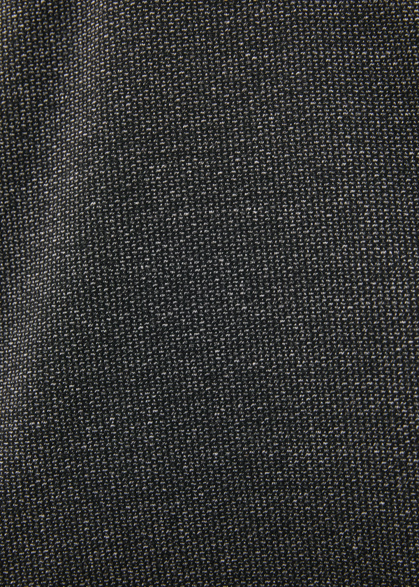 Sweat gris foncé en jersey à motif pied de puces manches longues - ANTHRACITE#couleur_ANTHRACITE