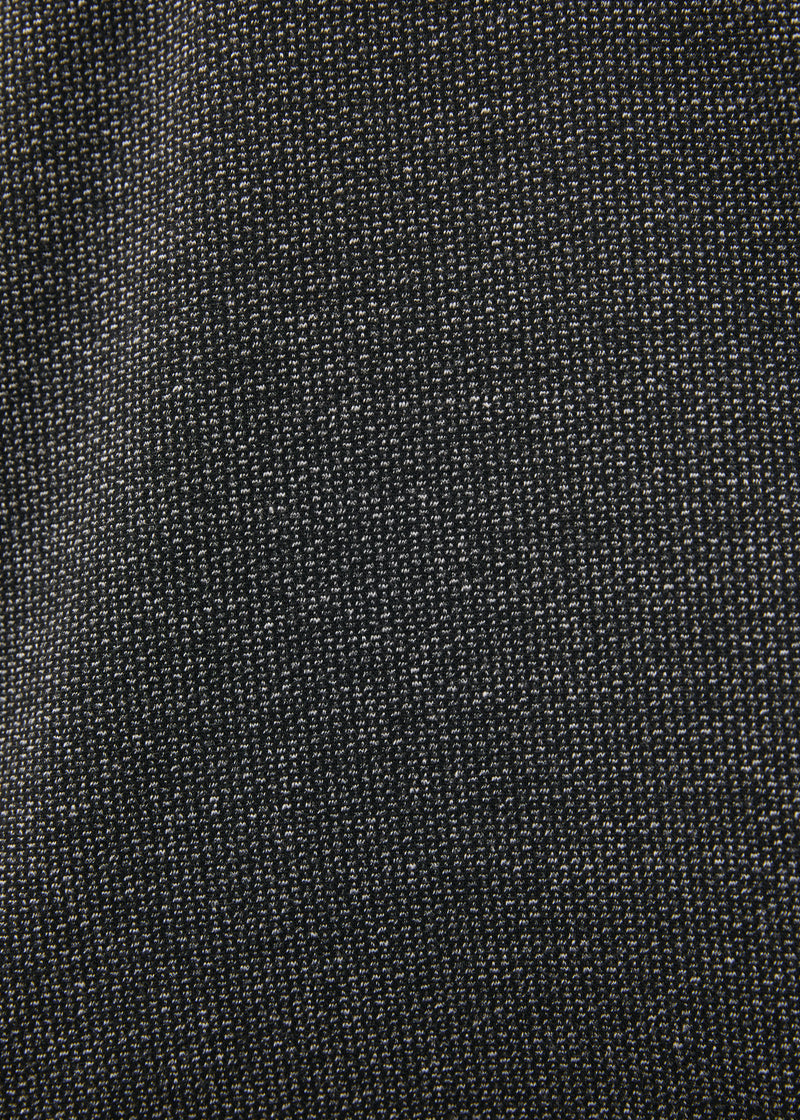 Sweat gris foncé en jersey à motif pied de puces manches longues - ANTHRACITE#couleur_ANTHRACITE