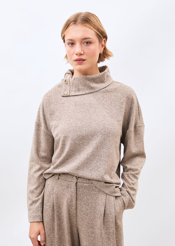 Top beige - Maden - BEIGE#couleur_BEIGE