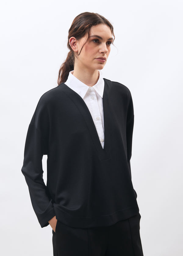 Sweat noir - Malia - NOIR#couleur_NOIR