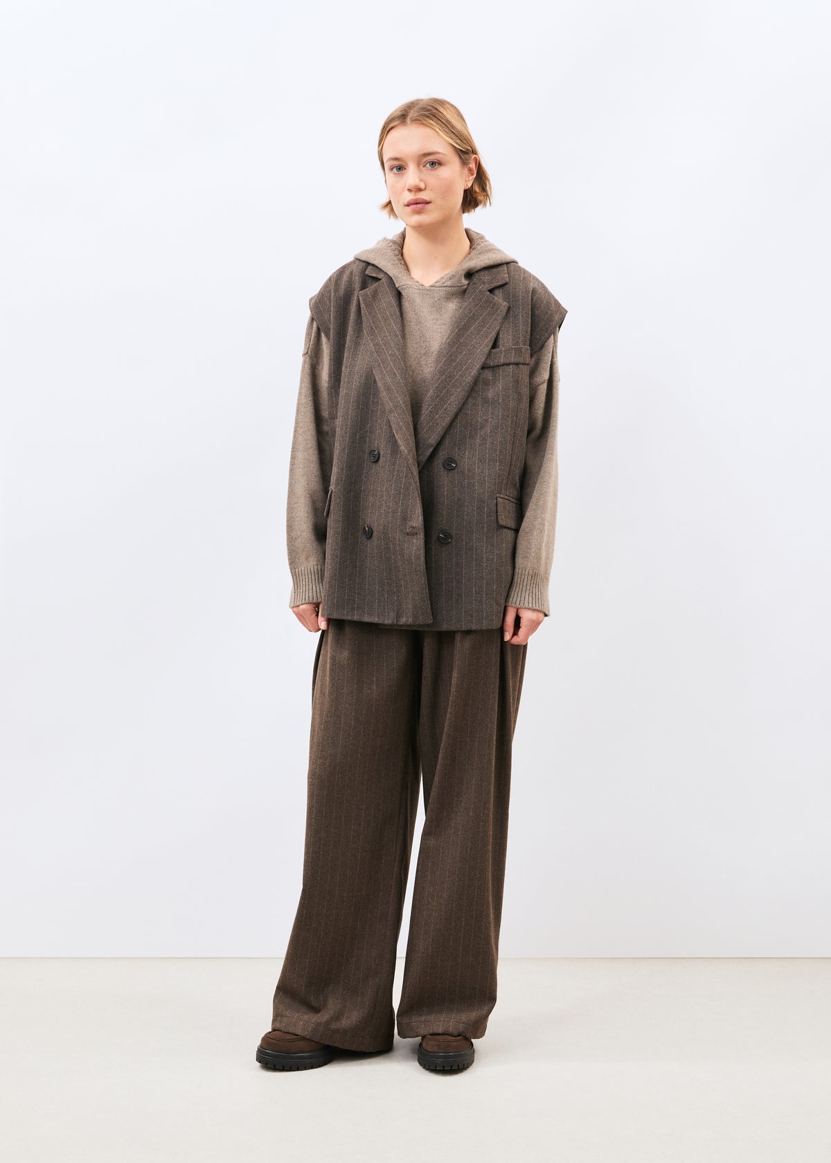 Veste taupe - Koan - TAUPE#couleur_TAUPE