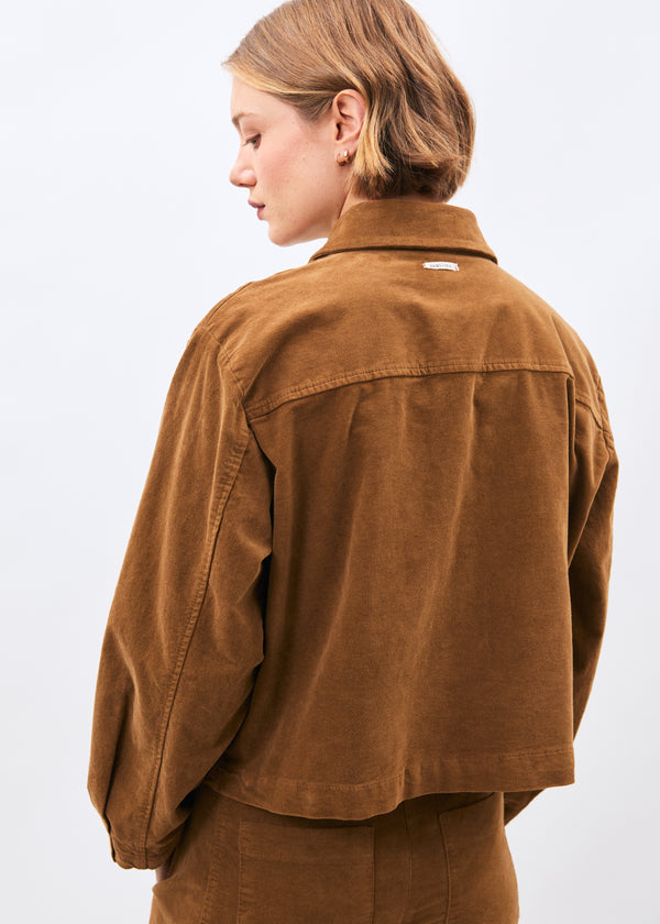 Veste marron - Komia - marron#couleur_marron