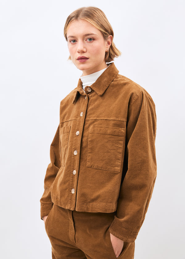 Veste marron - Komia - marron#couleur_marron