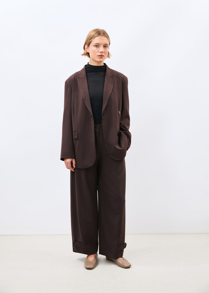 Veste marron - Makoto - CHOCOLAT#couleur_CHOCOLAT