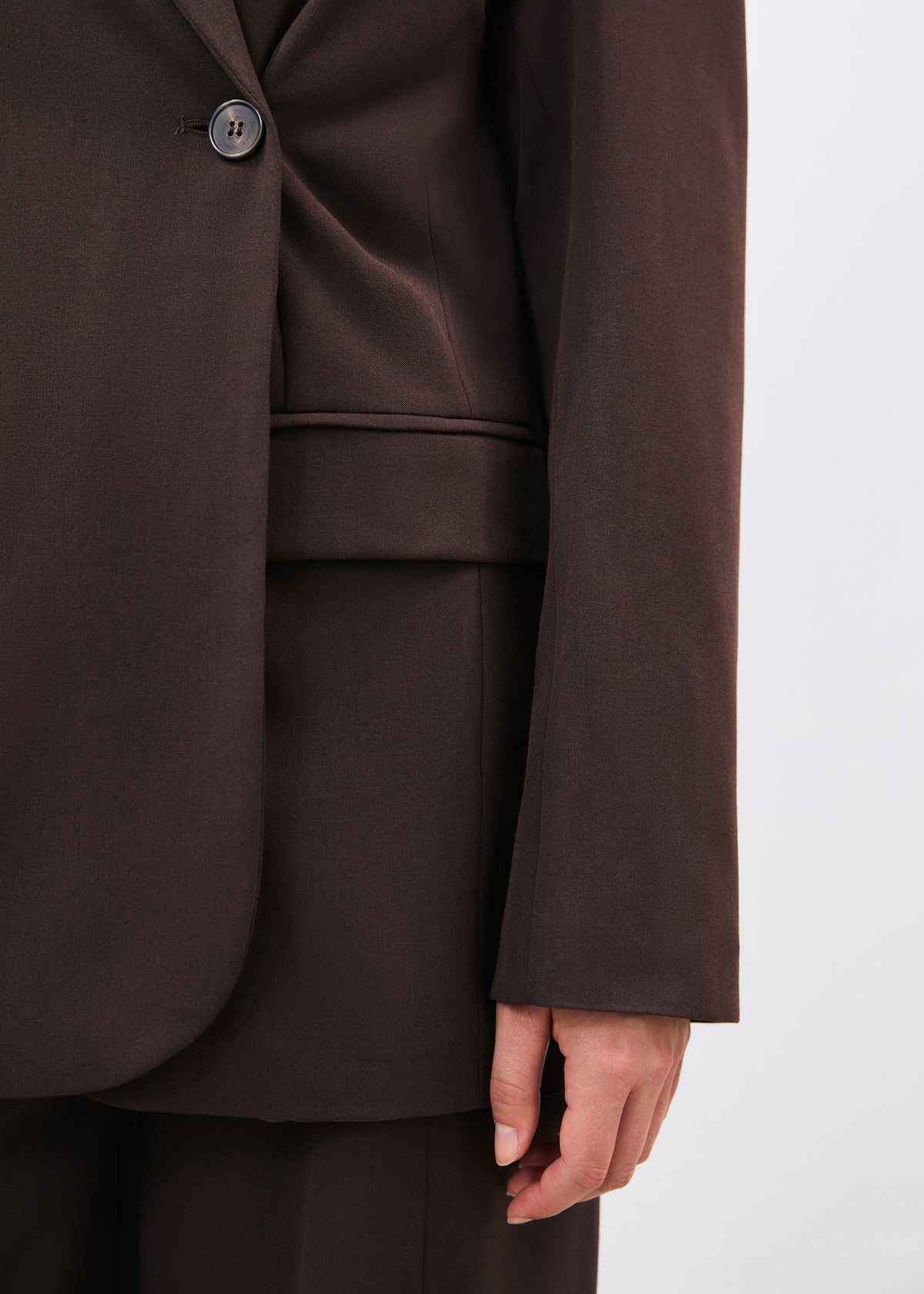 Veste marron - Makoto - CHOCOLAT#couleur_CHOCOLAT