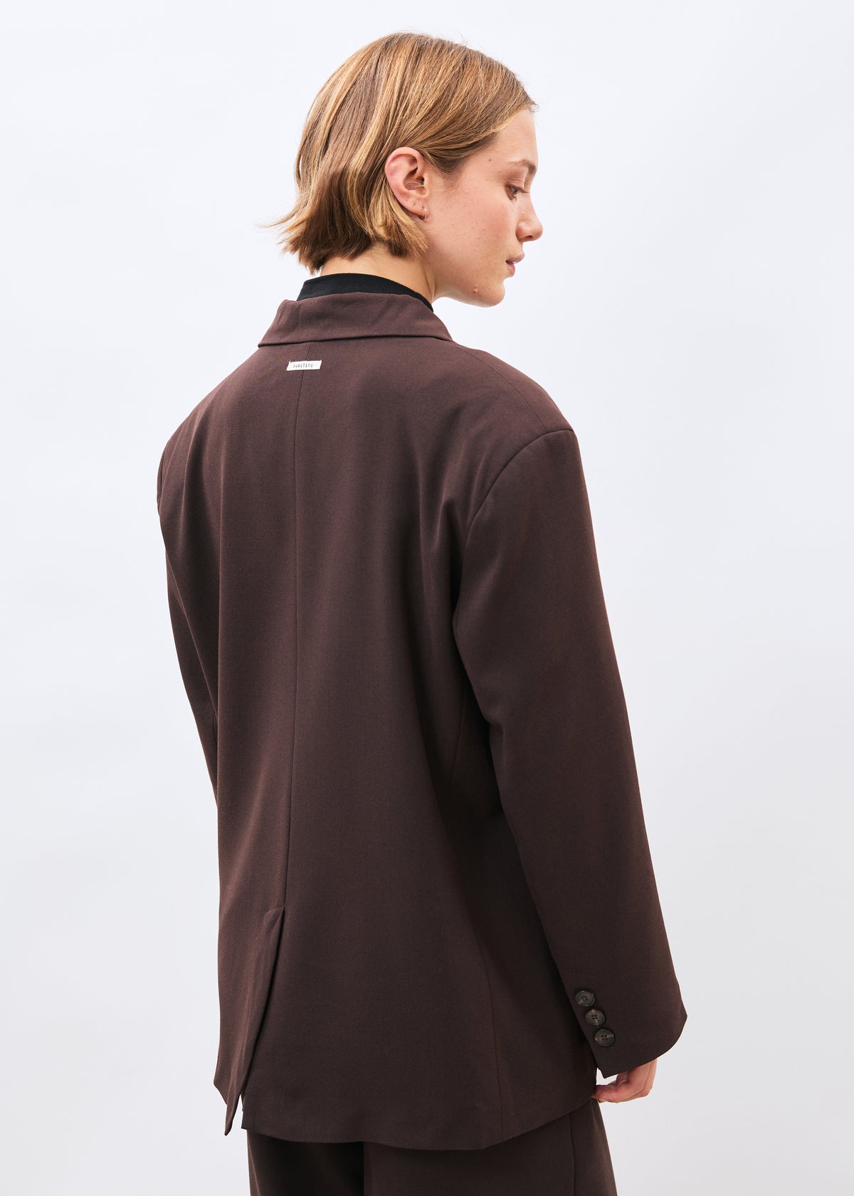 Veste marron - Makoto - CHOCOLAT#couleur_CHOCOLAT