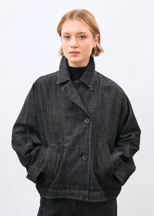 Blouson noir - Mistria - NOIR#couleur_NOIR