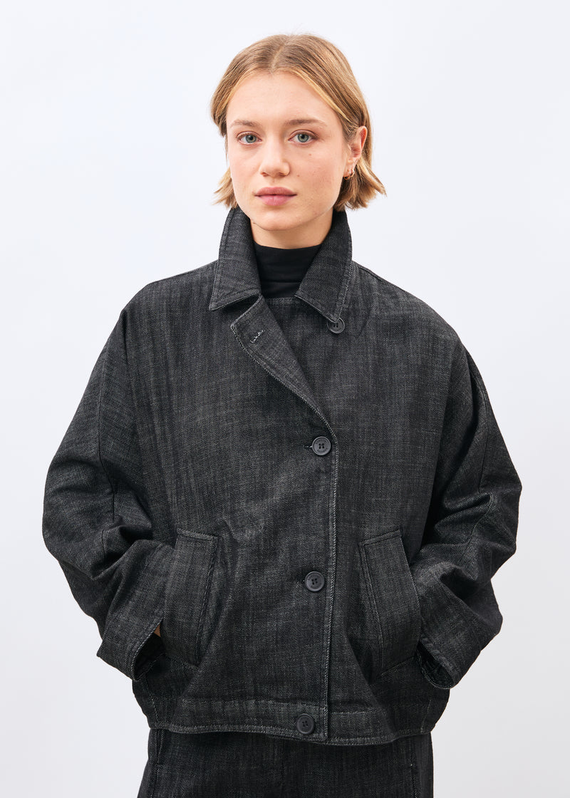 Blouson noir - Mistria - NOIR#couleur_NOIR